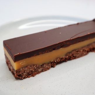 Chocolate caramel slice